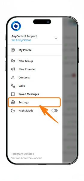 تحديد وقت الحذف التلقائي لحساب تيليجرام