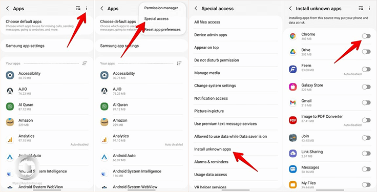 ¿Cómo instalar aplicaciones de Fuentes Desconocidas en Android 13?