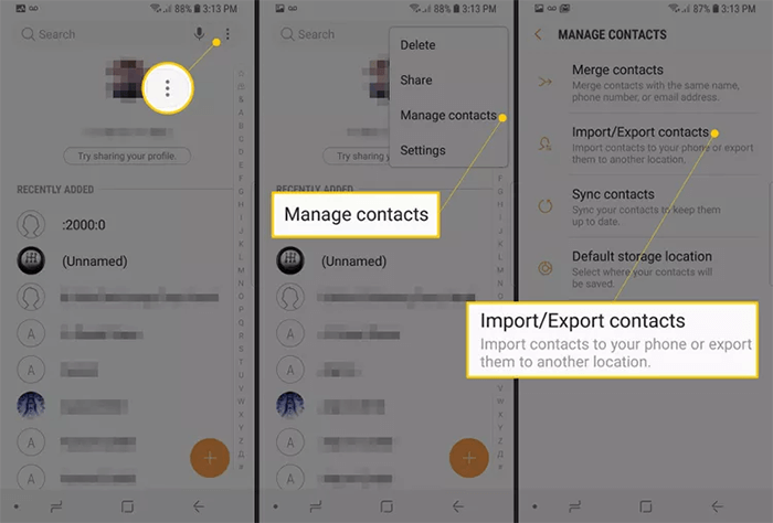 Pasar contactos de android a iphone por sim card