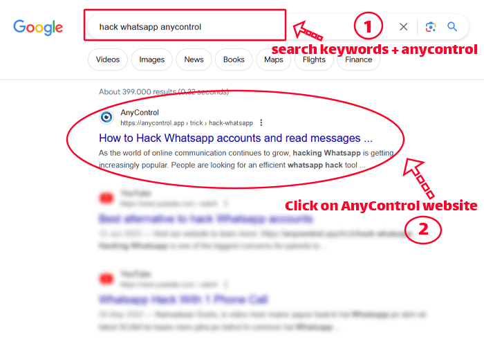google search anycontrol