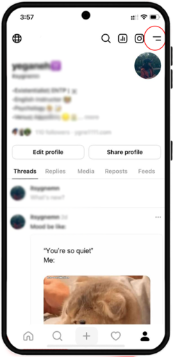 remove Threads notification from Instagram