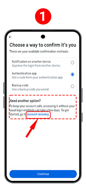 Instagram Two-Factor Authentication Recovery