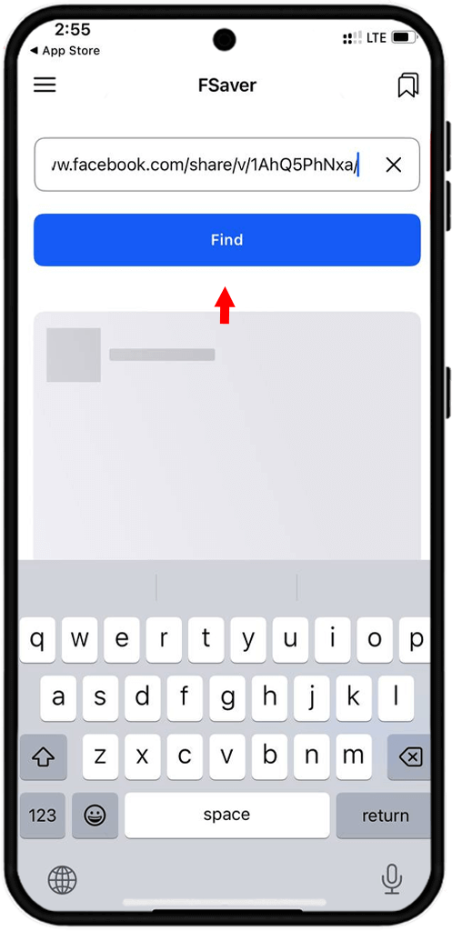 find facebook video link