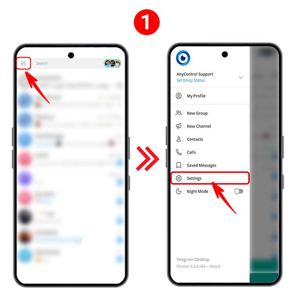 Verificación en dos pasos de Telegram