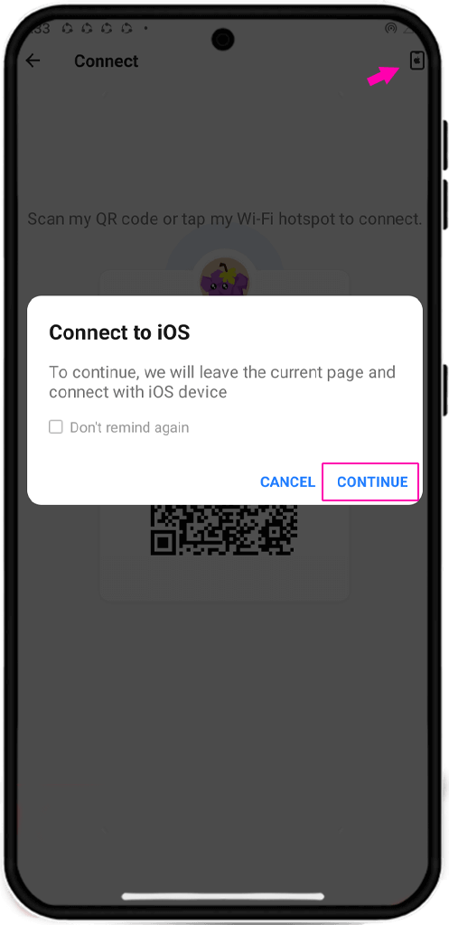 انتقال فایل از آیفون به اندروید با شریت