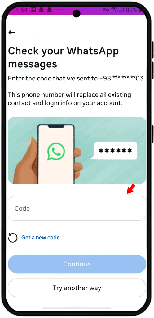 enter code