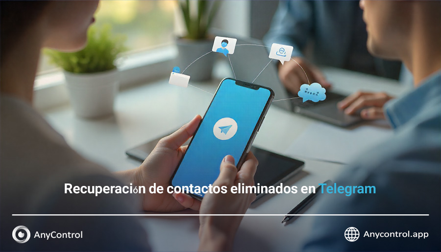 Recuperación de contactos eliminados en Telegram