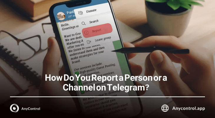 report on telegram