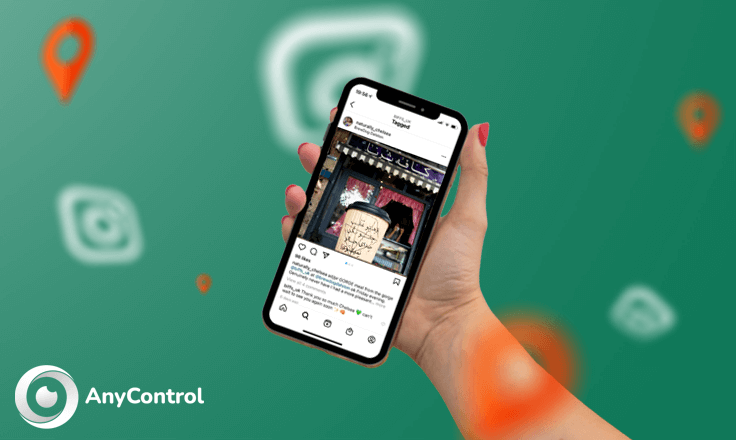 ثبت لوکیشن در اینستاگرام پست و استوری