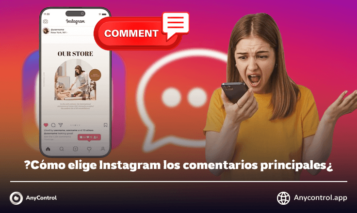 orden de comentarios de instagram