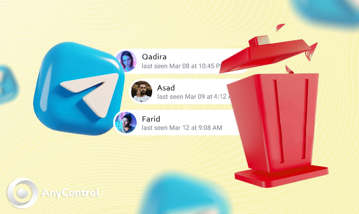 حذف جهات اتصال تيليجرام على ايفون و أندرويد التدريب على الحذف الجماعي والفردي لجهات اتصال تيليجرام