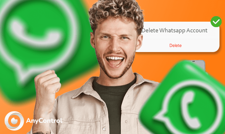 دیلیت اکانت واتساپ