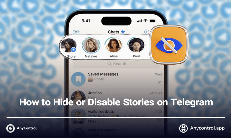 How to Hide/Disable Telegram Story on Android and IOS | AnyControl