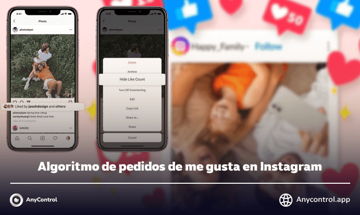 de pedidos de me gusta en Instagram