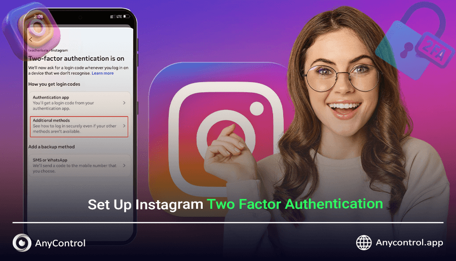 Instagram Two Factor Authentication