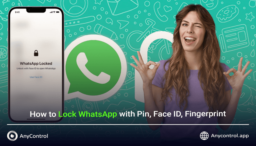 lock whatsapp with face ID