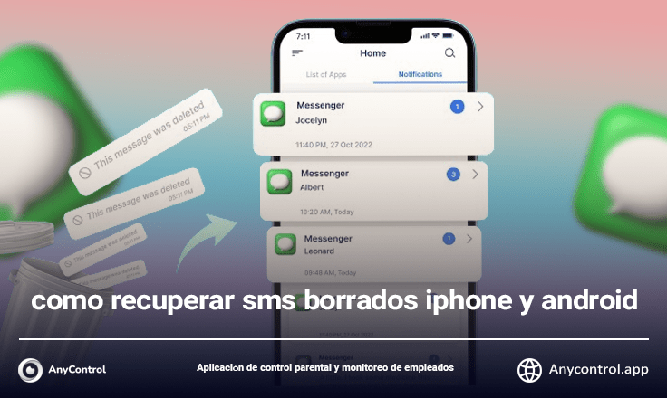 cómo recuperar mensajes de texto borrados de un celular 