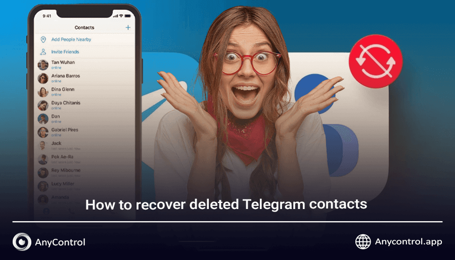 recover deleted Telegram contacts