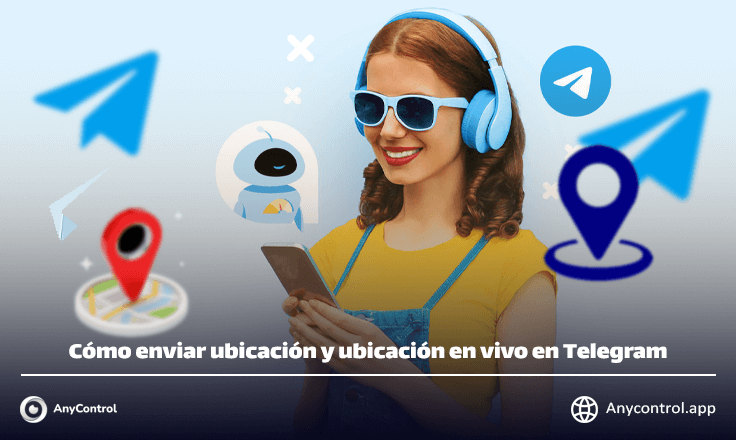 ubicación en vivo en Telegram
