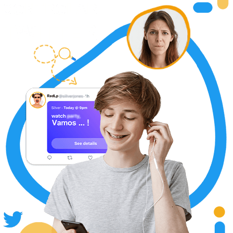 Controle los mensajes de Twitter