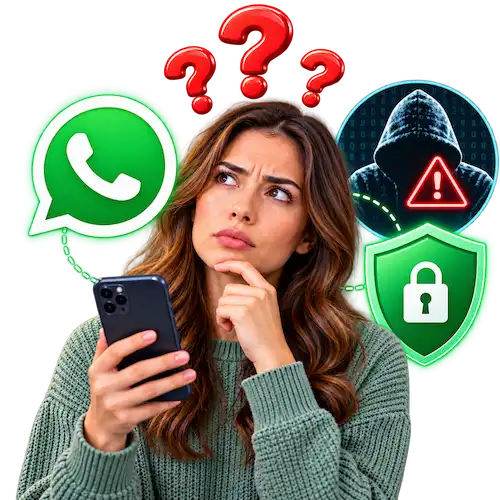 WhatsApp account security and parental monitoring
