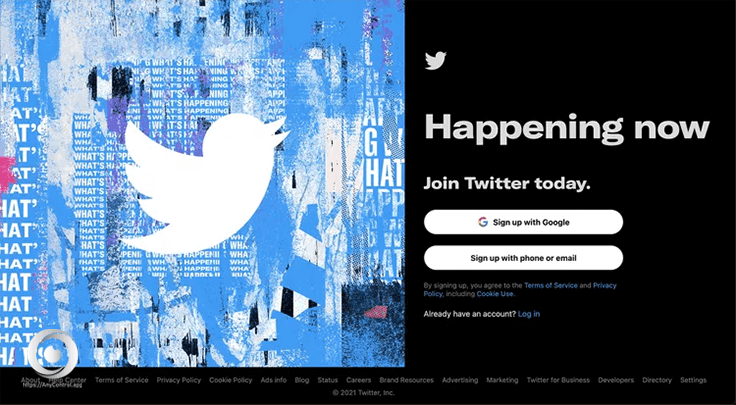  official website of Twitter 