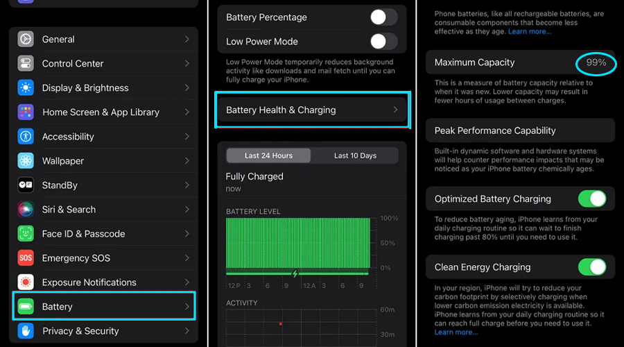 Cómo Ver el Estado de Salud de la Batería de Mi iPhone