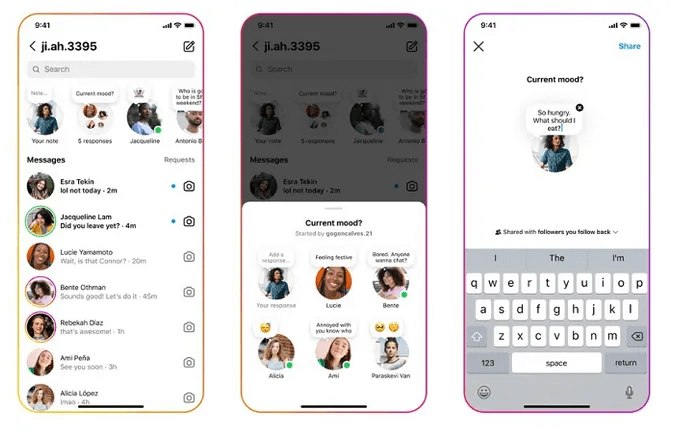Group notes conversations