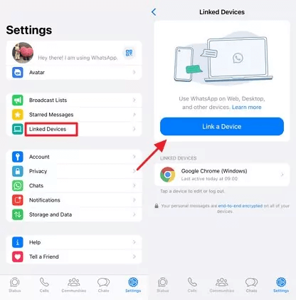 Steps to Link Devices on iPhone