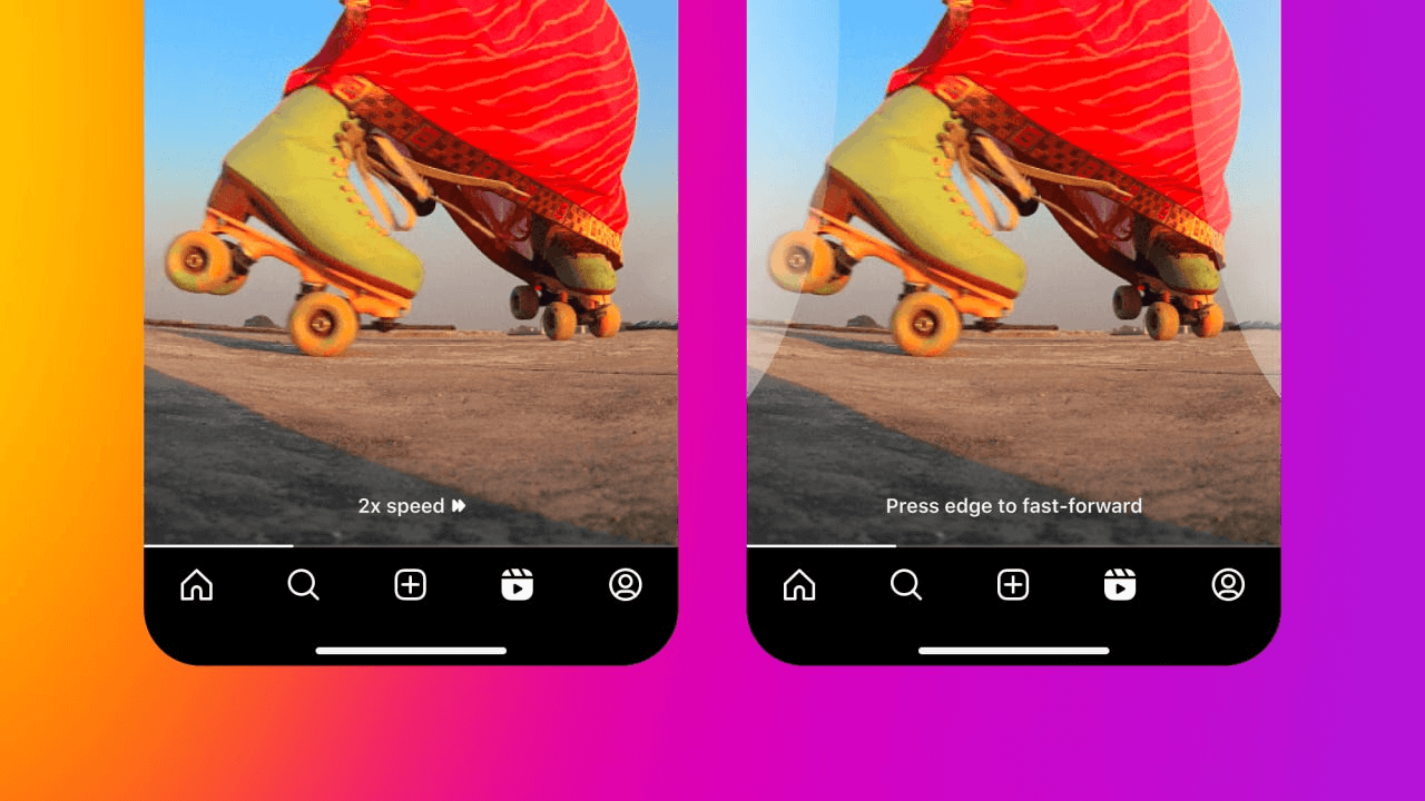 Reel speed up feature 