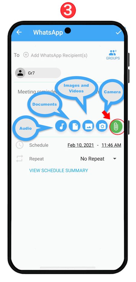 How to Send a Scheduled Message on WhatsApp for Android