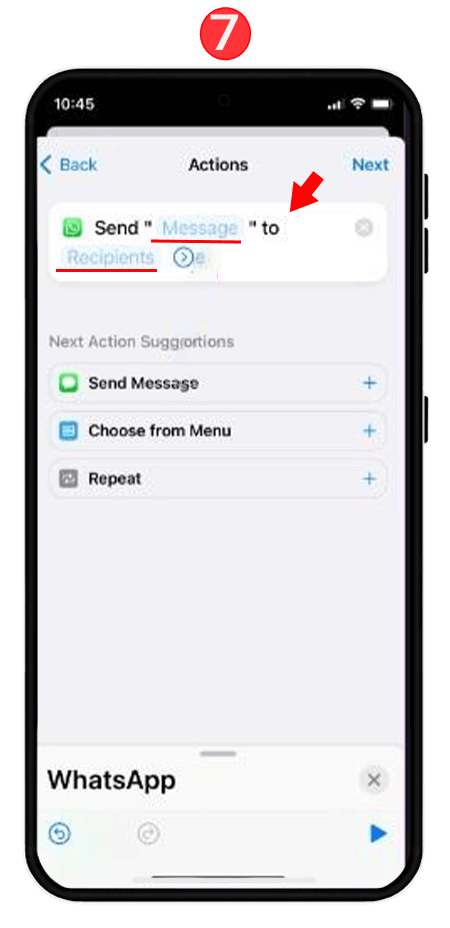 Sending a Scheduled Message on WhatsApp iPhone