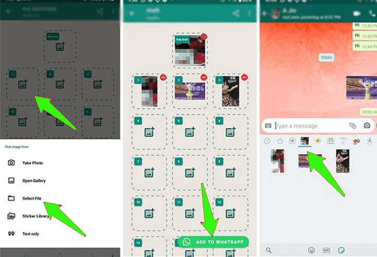 ساخت استیکر متحرک واتساپ در اندروید