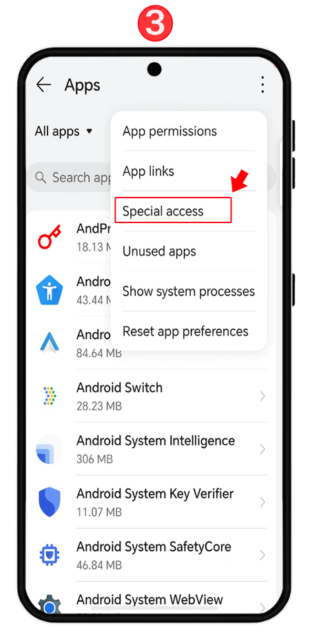 How to Enable "Display Over other Apps"on Android 14